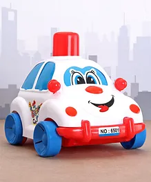 Lovely Push N Go Toy Car - Red White Blue