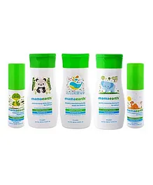 Mamaearth Baby Care Kit Pack of 5 Pack of 5 - Green