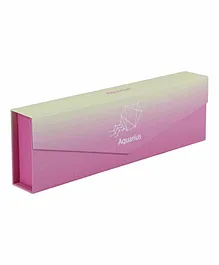 Passion Petals Aquarius Zodiac Themed Pencil Box - Pink