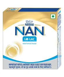 Nestle Nan Lo Lac Infant Formula Powder Upto 24 months - 200 gm Bag In Box Pack