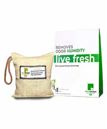 Breathe Fresh Vayu Natural Lite Portable Deodorizer & Dehumidifier Daisy White - 200 gm
