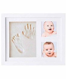 Mold Your Memories Imprint Frame With Clay - White