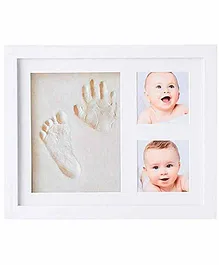 Mold Your Memories Imprint Frame With Clay - White