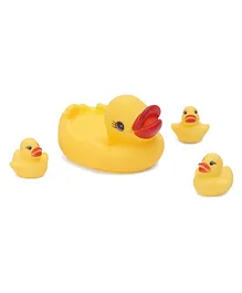 Rising Step Duck Bath Toys Pack of 4 - Yellow