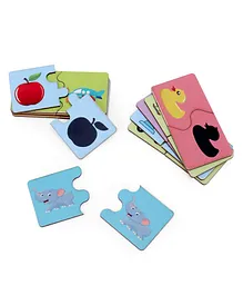 Omocha Objects & Their Shadow Match-Up Jigsaw Puzzle - 24 Pieces