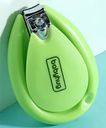 Babyhug Oval Shape Nail Clipper - Green