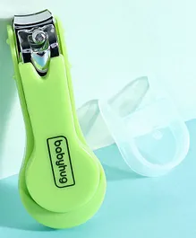 Babyhug Nail Clipper With Cover - Green