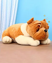 Toytales Bull Dog Soft Toy Brown - Length 75 cm