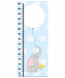 WENS Height Measurement Wall Sticker Elephant Print - Blue