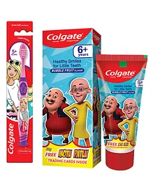 Colgate Kids Barbie Toothbrush, Extra Soft with Tongue Cleaner 1 Piece  Anticavity Toothpaste for Kids - 80 gm (Print May Vary)