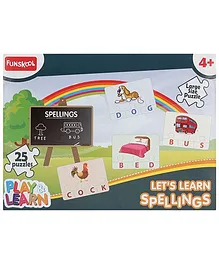 Funskool Play And Learn Puzzle Lets Learn Spellings