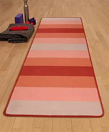 Saral Home Hand Woven Washable Yoga Mat - Red