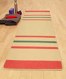 Saral Home Hand Woven Washable Yoga Mat - Multicolor