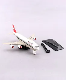 Shinsei Jumbo Pull Back Plane With Stand (Colour May Vary)