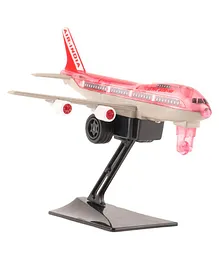 Shinsei Pull Back Air India 747 Toy Plane with Stand (Color May Vary)
