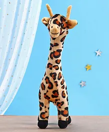 Edu Kids Toys Zui  Giraffe Soft Toy Brown - Height 28.5 cm