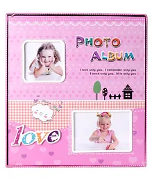 Baby Print Photo Album - Pink