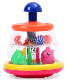 Lovely Push & Spin Fish Toy - Multicolor