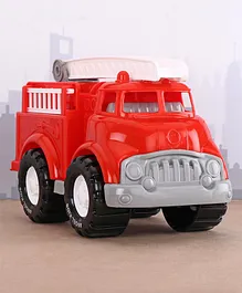 Lovely Free Wheel Fire Truck Toy - Red