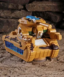 Battery Operated Musical Tank with Lights - Yellow