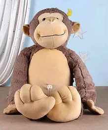 Dimpy Stuff Cuddly Monkey With Loose Legs Soft Toy Brown - Height 70 cm