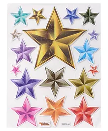 Sticker Bazaar Star Sticker - Multicolor