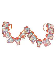 Karmallys Animal Printed Happy Birtday Banner - Multicolor