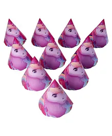Karmallys Unicorn Theme Party Cap Purple - Pack of 10