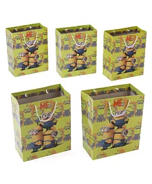 Disney Minions Themed Gift Bags Multicolor - Pack of 5