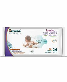 Himalaya Jumbo Gentle Baby Wipes  24 Pieces