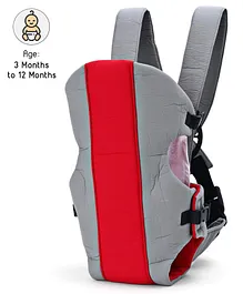 2 in 1 Baby Carrier - Grey Red