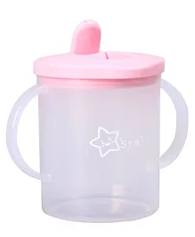 Twin Handle Sipper Cup With Spout Pink - 270 ml