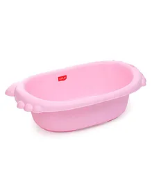 LuvLap Bathtub with Baby Bather - Pink