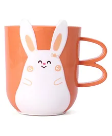 Polypropylene Mug Bunny Design Orange  - 350 ml