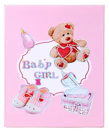 Photo Album Baby Girl Print - Pink