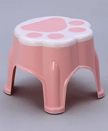 Claw Printed Light Weight Bath Stool - Pink