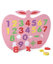 Aarohi Toys Eva Learning Board Pink - 26 Pieces