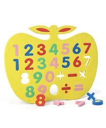 Aarohi Toys Eva Learning Board Yellow - 26 Pieces