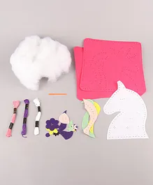 Unicorn Pillow A Fun Way To Learn To Sew - Multicolour