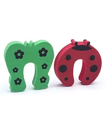 Cutez Safety Door And Drawer Guards Butterfly And Ladybug Design - 2 Pieces