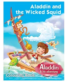 Pegasus Coloring Book Aladdin And The Wicked Squid - English