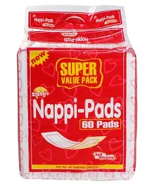 Xtracare Super Value Pack Of Nappi Pads-60 Pieces