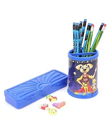 Mr. Clean Stationery Set Blue - 15 Pieces 