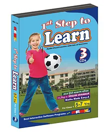 MAS Kreations 1st Step to Learn 3 CD Pack - English And Hindi