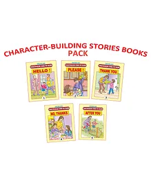 Dreamland Character Building 5 Moral Stories Books Pack for Children 120 pages , Hello!, Please!, Thank you, No, Thanks, After You