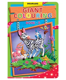 Dreamland Giant Colouring Book 3 for Kids , A3 Big Size Copy Colour Book with 24 Pages ,Drawing, Colouring for Preschool Earlylearners