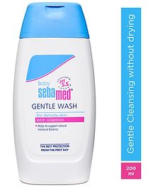 Baby Sebamed Gentle Wash|pH 5.5|Baby Body Wash|Soap Free|Tear Free|200 ml