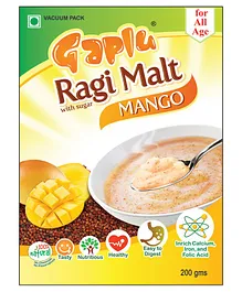 Gaplu Ragi Malt Mango Flavour - 200 gm