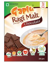 Gaplu Ragi Malt Chocolate Flavour - 200 gm