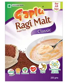 Gaplu Ragi Malt With No Sugar - 200 gm